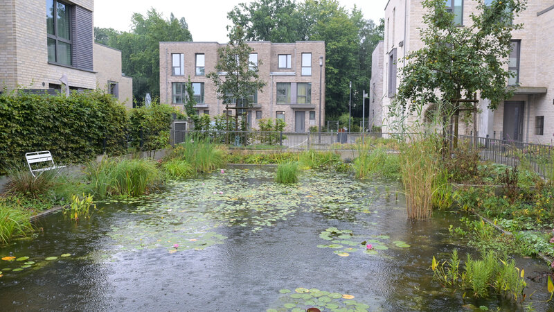 Die Rückhaltebecken schaffen hohe Aufenthaltsqualität für Anwohnerinnen und Anwohner